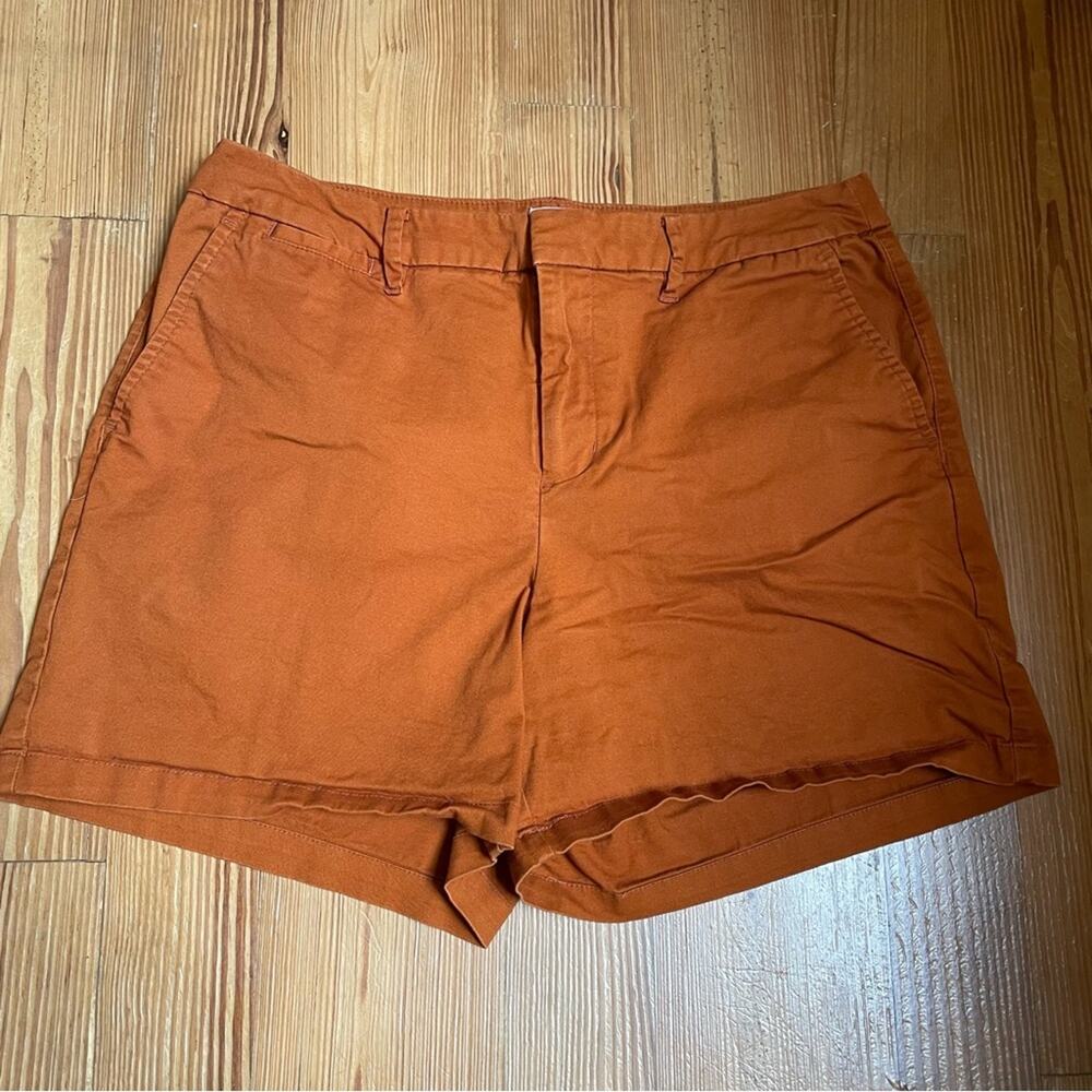 A New Day stretch burnt orange mid rise short SIZE 12